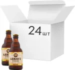Упаковка пива Abbaye d'Aulne (ADA) Blonde світле 6% 0.33 л х 24 шт. (5412652000010)